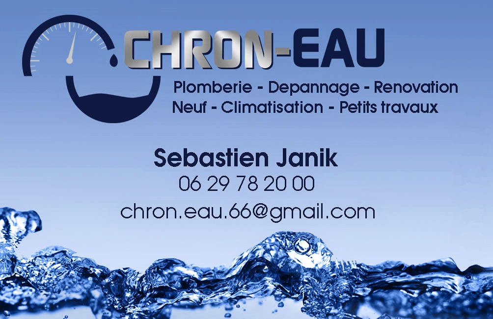 Logo de " CHRON-EAU "